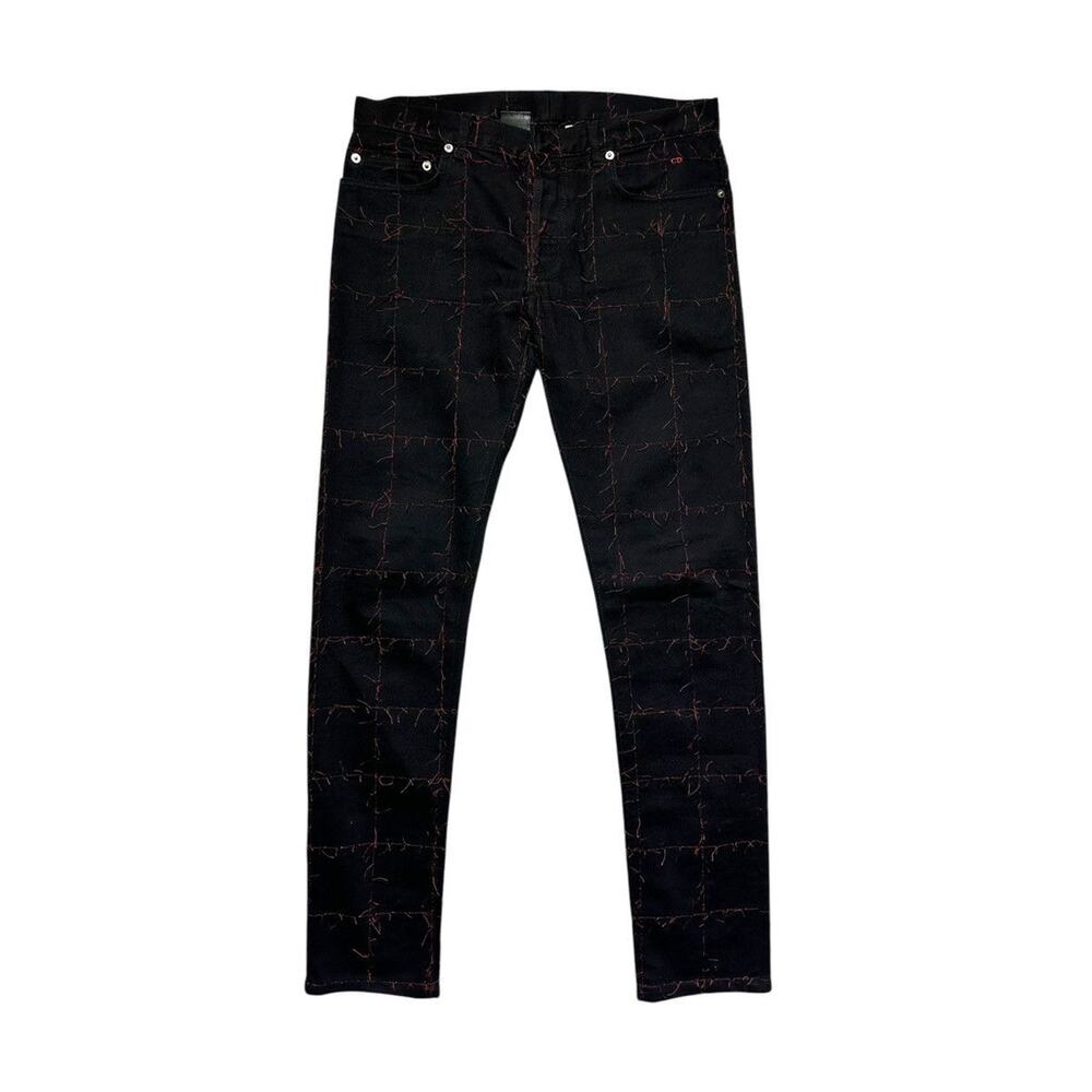 SS18 Runway exposed stitch denim